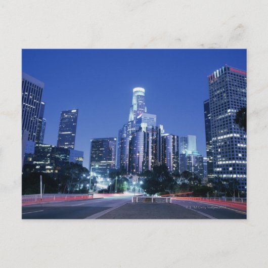 Downtown Los Angeles Postkarte (Vorderseite)
