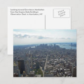Downtown Manhattan 002 Postkarte (Vorne/Hinten)