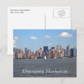 Downtown Manhattan Postkarte (Vorne/Hinten)