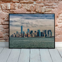 Downtown Manhattan View, Landschaftliche Fotografi