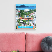 Downtown Marigot Bay, Sint Maarten Leinwanddruck (Insitu (Wohnzimmer))