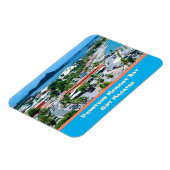 Downtown Marigot Bay Sint Maarten Magnet (Linke Seite)
