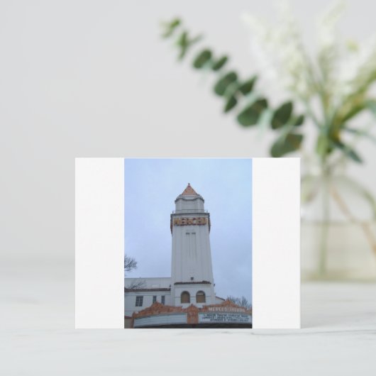 Downtown Merced Postkarte (Stehend Vorderseite)