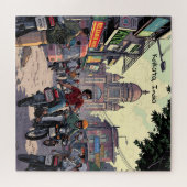 Downtown Motor Bikes in Kalkutta, Indien Puzzle (Horizontal)