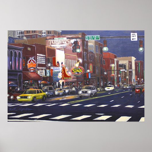Downtown Nashville Poster (Vorne)