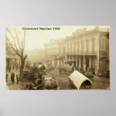 Downtown Natchez Print Poster (Vorne)