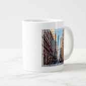 Downtown New York View World Trade Center Jumbo-Tasse (Vorderseite Rechts)
