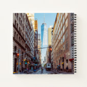 Downtown New York View World Trade Center Notizblock (Rückseite)