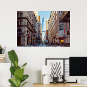Downtown New York View World Trade Center Poster (Heimbüro)
