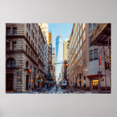 Downtown New York View World Trade Center Poster (Vorne)
