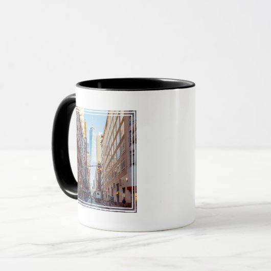Downtown New York View World Trade Center Tasse (Vorderseite Links)