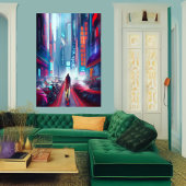 Downtown Nova Civitas | AI Art Poster