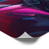 Downtown Nova Civitas | AI Art Poster (Ecke)