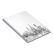 Downtown NYE New York Vacation Souvenirs NYC Gesch Notizblock (Rechte Seite)