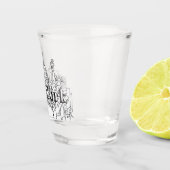 Downtown NYE New York Vacation Souvenirs NYC Gesch Schnapsglas (Rechts)