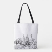 Downtown NYE New York Vacation Souvenirs NYC Gesch Tasche (Rückseite)