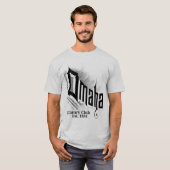 Downtown Omaha Ghost Sign T - Shirt (Vorne ganz)