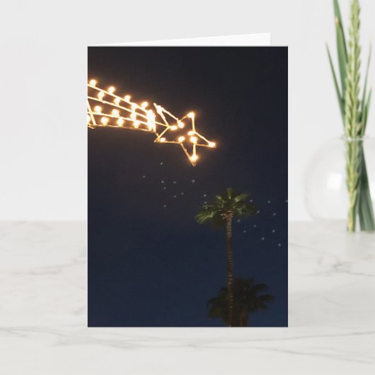 Downtown Palm Springsmas Karte (Vorderseite)