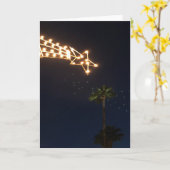 Downtown Palm Springsmas Karte (Gelbe Blume)