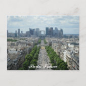 Downtown Paris Postkarte (Vorderseite)