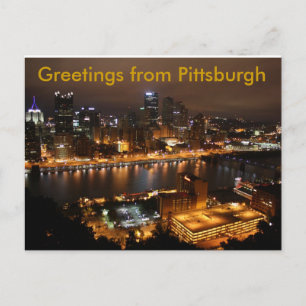 Downtown Pittsburgh Postkarte