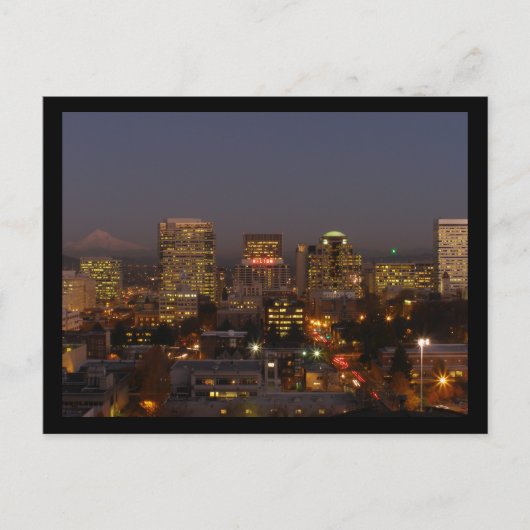 Downtown Portland Oregon Postkarten (Vorderseite)
