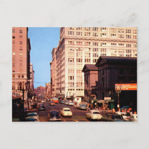 Downtown Portland, Oregon Vintage Postkarte
