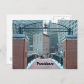 Downtown Providence Postkarte (Vorne/Hinten)