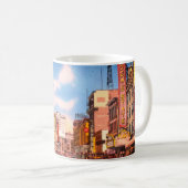 Downtown Providence, RI Vintages Foto Kaffeetasse (VorderseiteRechts)