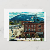 Downtown Roanoke Postkarte (Vorne/Hinten)