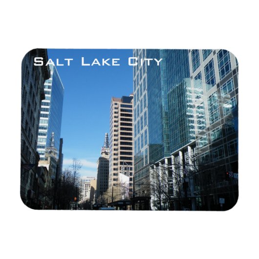 Downtown Salt Lake City Magnet (Horizontal)