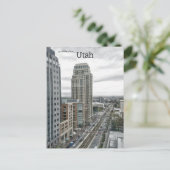 Downtown Salt Lake City Utah Postkarte (Stehend Vorderseite)