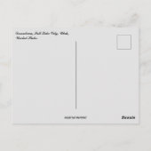 Downtown Salt Lake City Utah Postkarte (Rückseite)