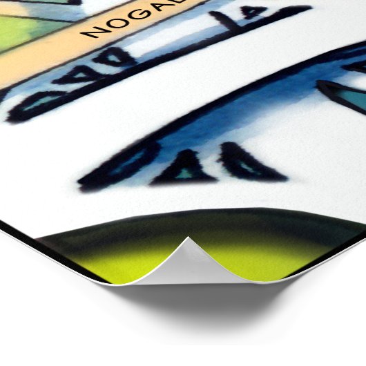 Downtown San Antonio Poster (Ecke)