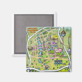 Downtown San Antonio Texas Magnet (Vorderseite/Rückseite)