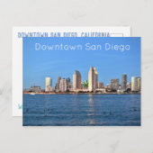Downtown San Diego Feiertagspostkarte (Vorne/Hinten)
