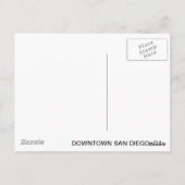 Downtown San Diego Postkarte (Rückseite)