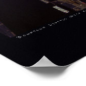 Downtown Seattle at Sunset With Kingdome, 1999 Poster (Ecke)