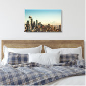Downtown Seattle Skyline and Space Needle Leinwanddruck (Insitu (Schlafzimmer))