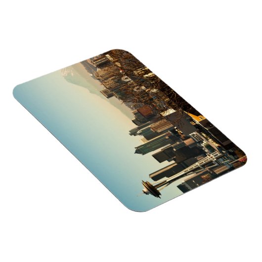Downtown Seattle Skyline and Space Needle Magnet (Rechte Seite)