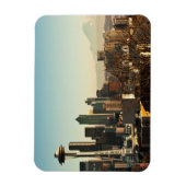 Downtown Seattle Skyline and Space Needle Magnet (Vertikal)