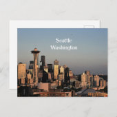 Downtown Seattle, Washington Postkarte (Vorne/Hinten)
