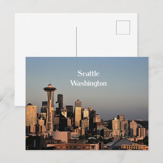 Downtown Seattle, Washington Postkarte (Vorne/Hinten)
