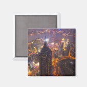 Downtown Shanghai City Magnet (Vorderseite/Rückseite)