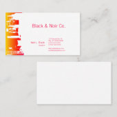 Downtown Silhouette Architect Visitenkarte (Vorne/Hinten)