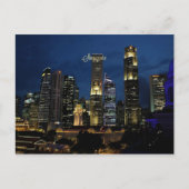 Downtown Singapur Postkarte (Vorderseite)