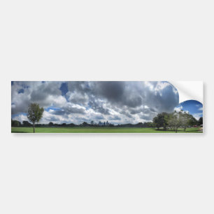 Downtown Skyline Over Zilker Park 2 - Austin - Tex Autoaufkleber