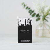 Downtown Skyline Visitenkarte (Stehend Vorderseite)