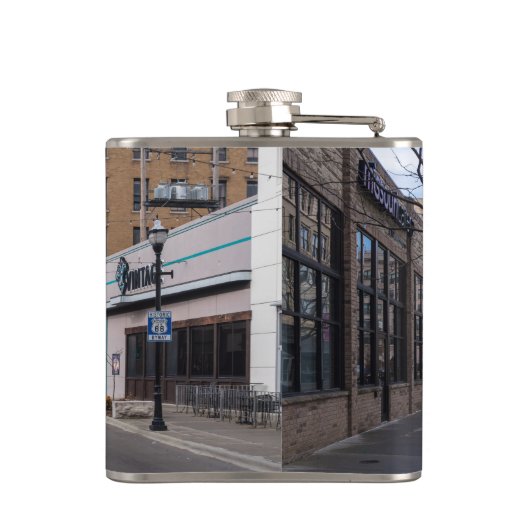 Downtown Springfield Flachmann (Rückseite)