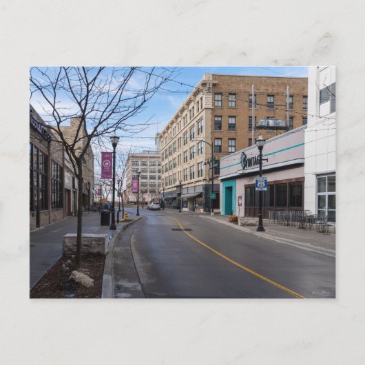 Downtown Springfield Postkarte (Vorderseite)